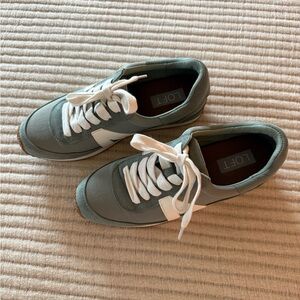 LOFT Sage and White Women’s Casual Sneakers 7.5